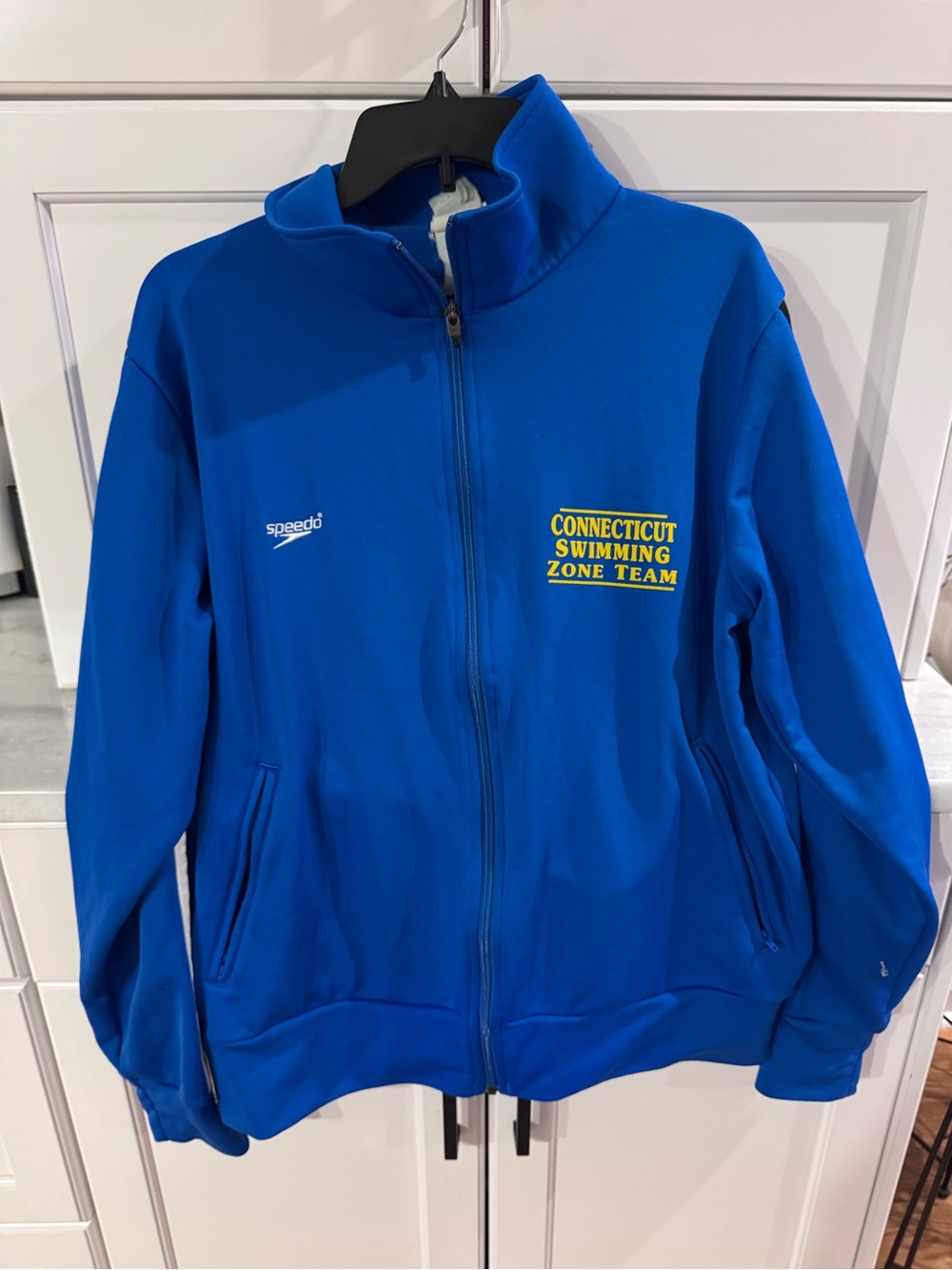 Speedo Bright Blue Connecticut Swimming Zone Team Full Zip Jacket